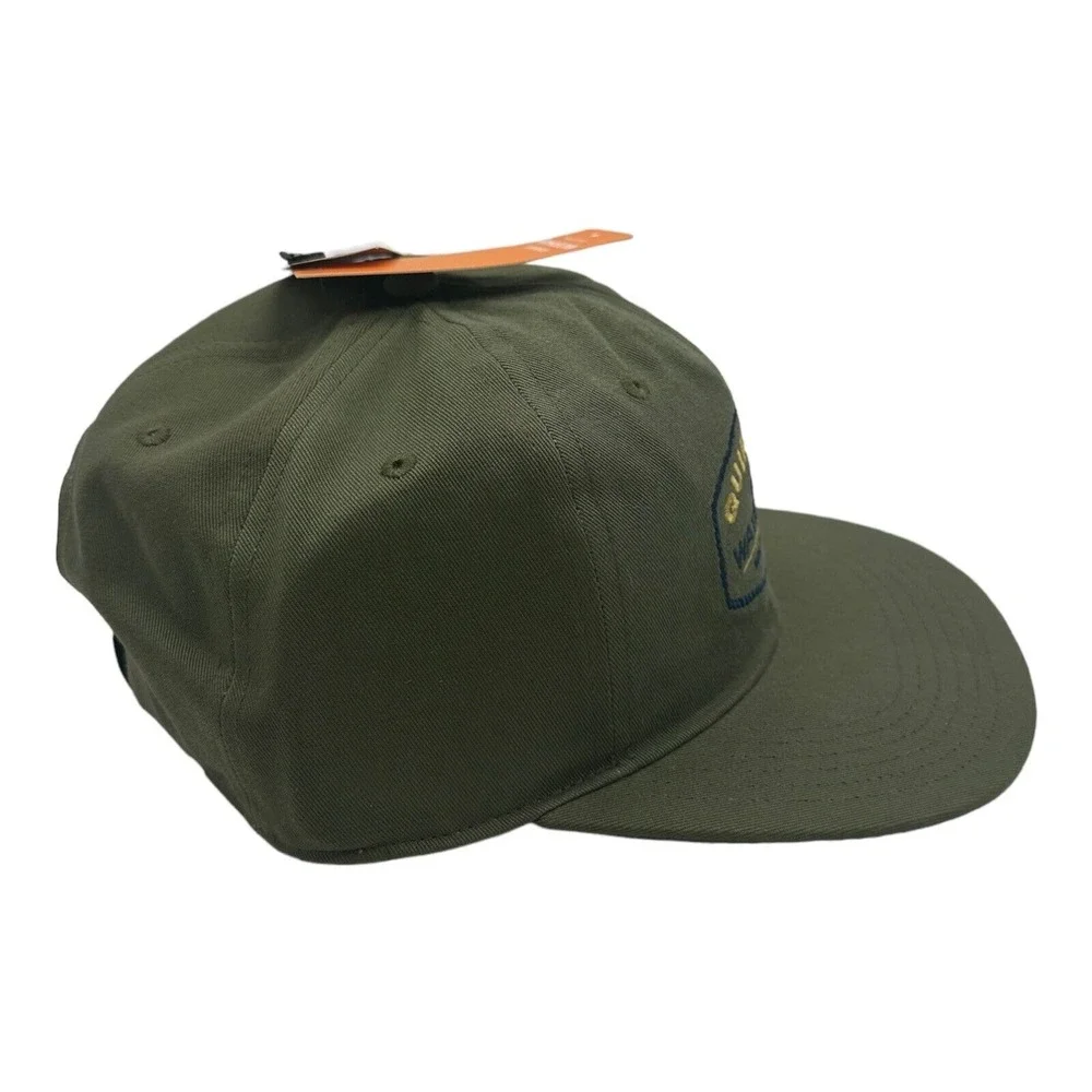 NWT Quiksilver Waterman Green Tipper‎ Born From The Sea Strapback Hat Cap